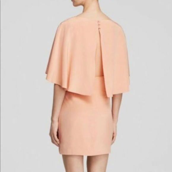 Blush Tibi Silk Cape dress - Picture 1 of 8